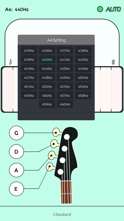 Bass guitar tuner Free screenshot-4