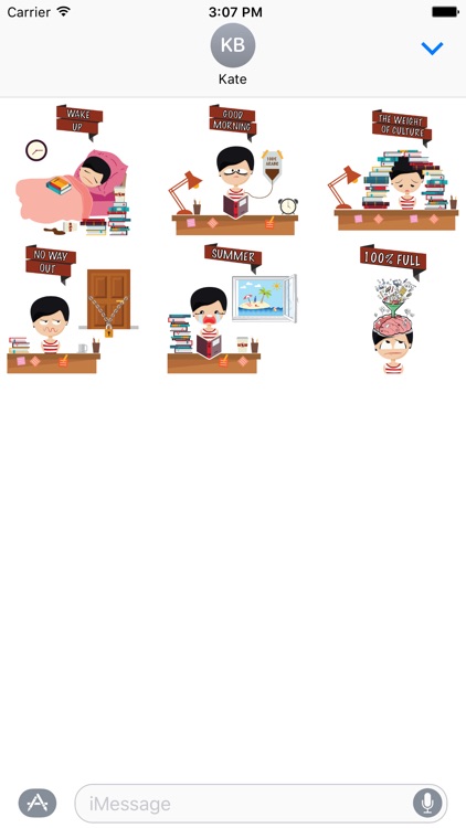 Student Life Stickers