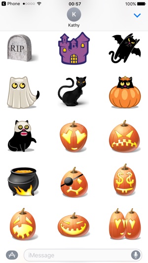 Halloween Stickers Pumpkin Monster Emojis(圖3)-速報App