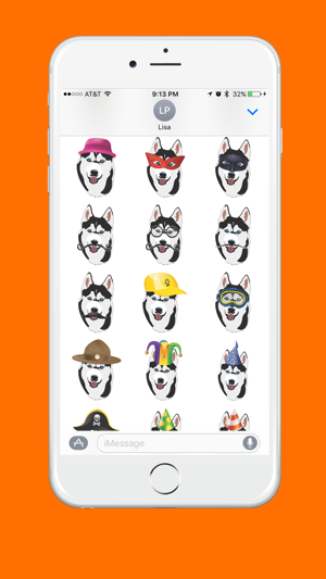 Siberian Husky Emoji(圖3)-速報App