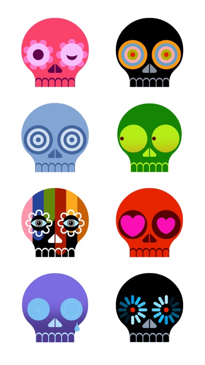 skull pop animated stickers