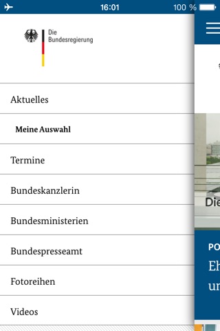 Bundesregierung screenshot 2