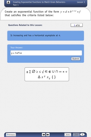 Explore Exponential Functions screenshot 2