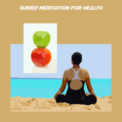 Guided meditation for health icon