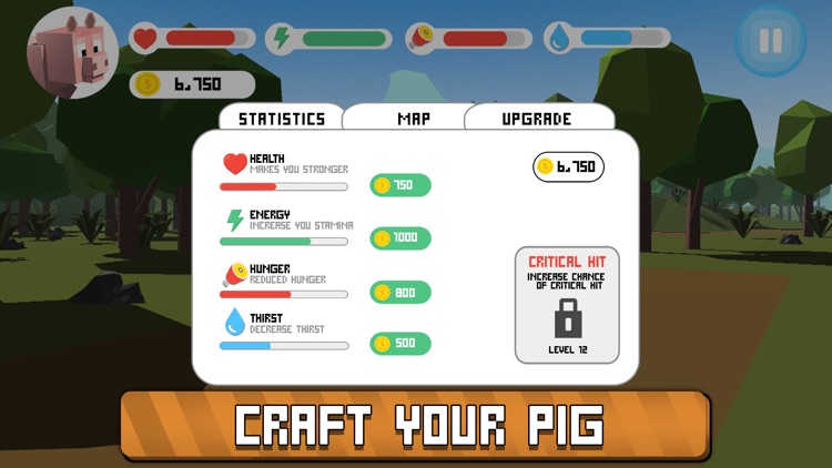 Blocky Pig Simulator 3D Full screenshot-3