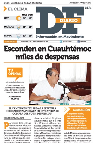Diario DF screenshot 4