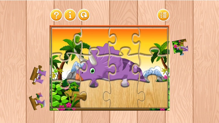 Dinosaur Jigsaw Puzzle Dino for toddlers and kids