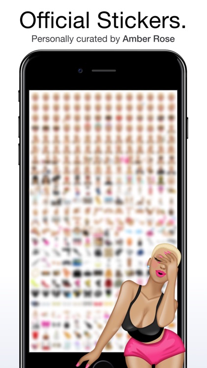 MuvaMoji Amber Rose ™ by Moji Stickers screenshot-1