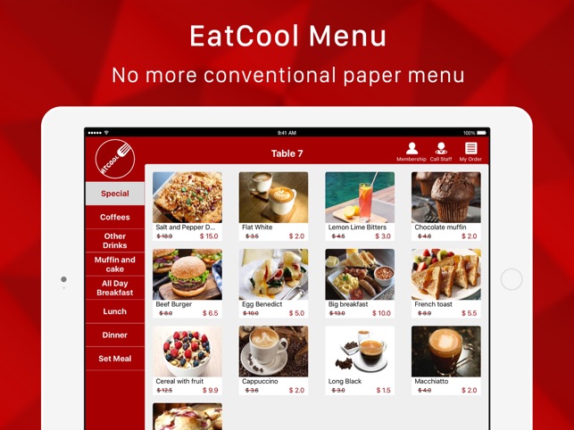 EatCool Menu