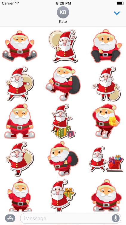 Cheerful Santa Claus for Christmas - Fx Sticker