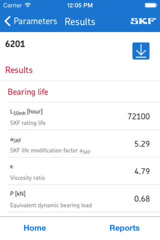 SKF Bearing Calculator screenshot 4