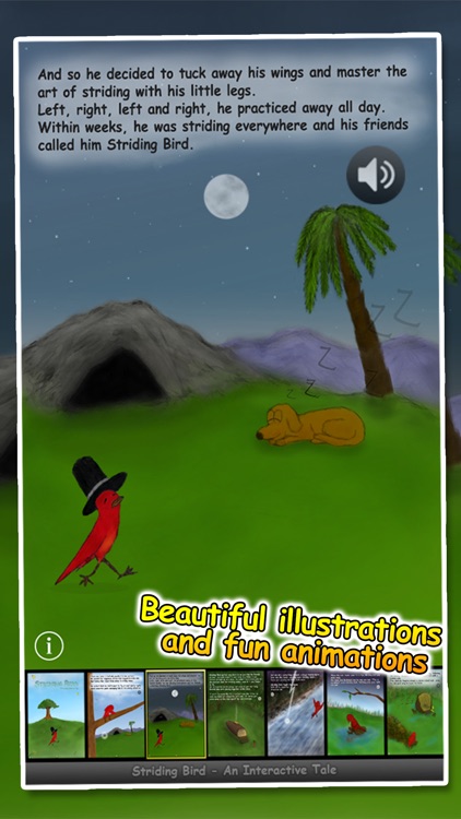 Striding Bird - An inspirational tale for kids