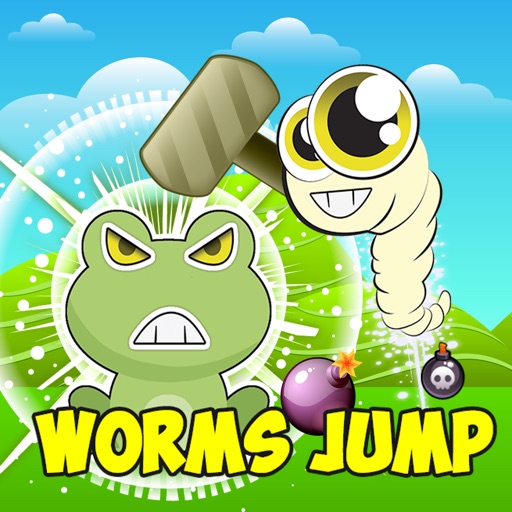 Worms Jump Battle Mr Frog iOS App