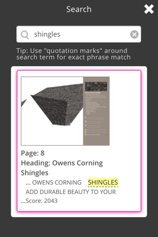 Owens Corning® Total Protection Roofing SystemTM screenshot 2