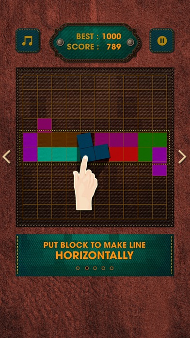 How to cancel & delete Vintage Block Puzzle Game from iphone & ipad 3
