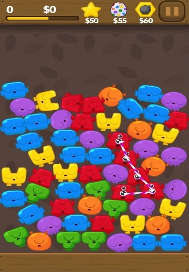 Monster Match Connect Four - Octopie Matching Game screenshot 2