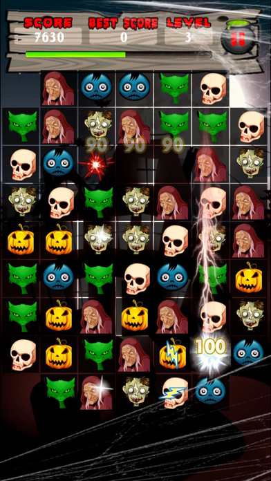 How to cancel & delete Match 3 Halloween Edition Free from iphone & ipad 4