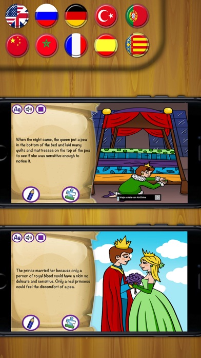 Princess and the Pea Classic interactive book Pro 1.1 IOS -