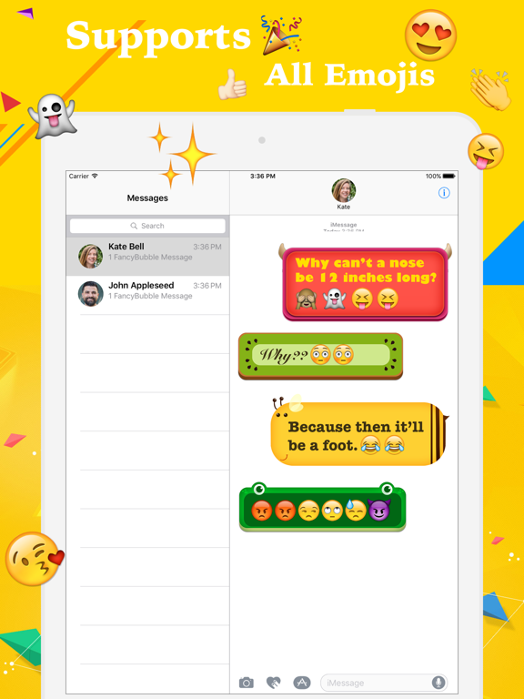 FancyBubble - Text and Emoji Themes for iMessageのおすすめ画像4