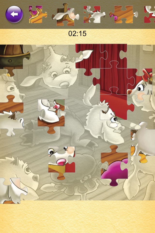 The Wolf and the Seven Kids Puzzle Jigsaw screenshot 4