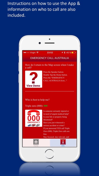 EMERGENCY CALL AUSTRALIA: Call 000 & Contacts screenshot-4