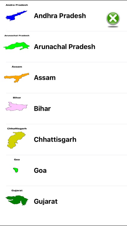 India States & Capitals. 4 Type of Quiz & Games!!! screenshot-3