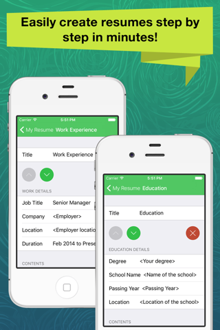 Resume Apex – Professional CV Maker & Builder - náhled
