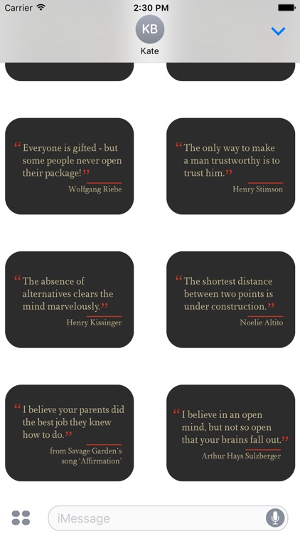inQuotes