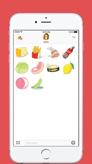 Foods stickers by mikhail for iMessage(圖2)-速報App