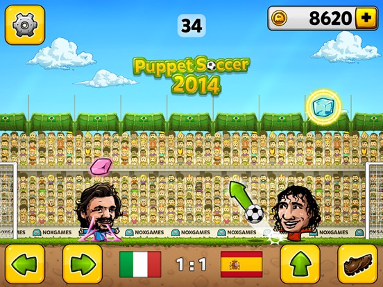 Puppet Soccer 2014 - футбол - Чемпионат мира марионеток для iPad