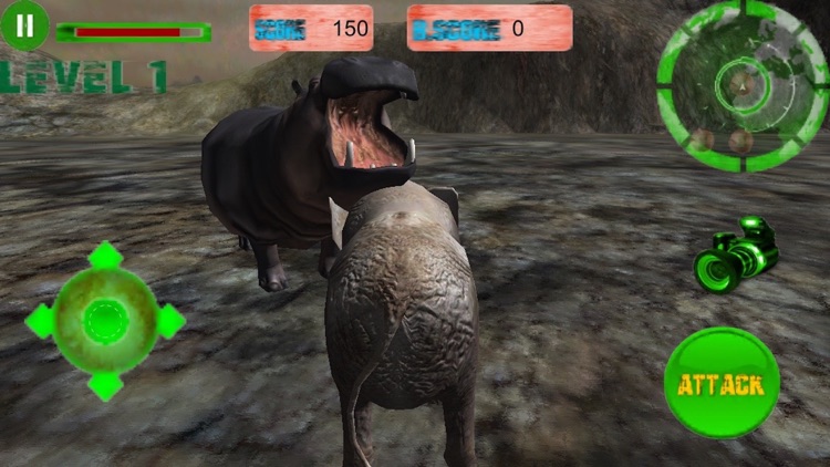 Wild Elephant Jungle Attack Simulator 3D screenshot-3