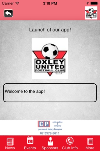 Oxley United Football Club screenshot 2