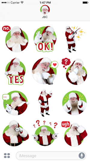 Just BeClaus - Animated Christmas Santa Stickers(圖3)-速報App