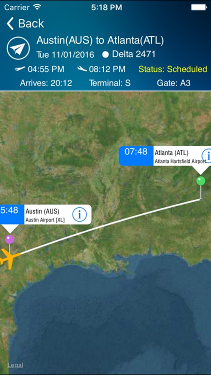 Austin Airport Pro (AUS) + Flight Tracker screenshot-3