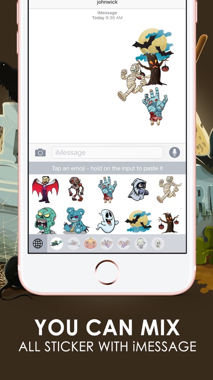 Halloween Emoji Stickers Keyboard Themes ChatStick