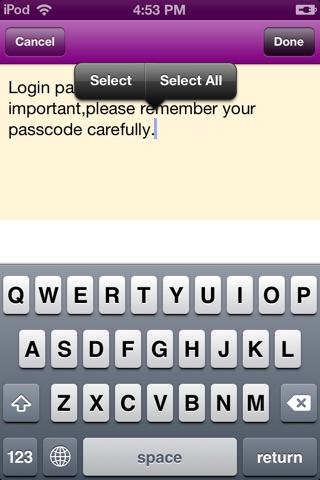 Security Note screenshot 4