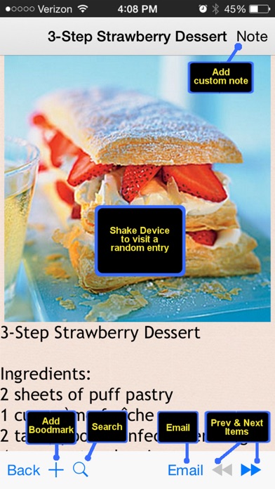 500 Pastry Recipes screenshot1