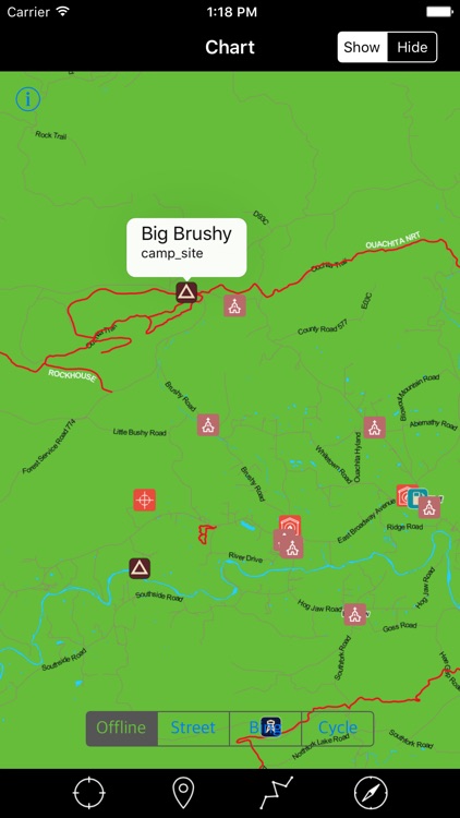 Ouachita National Forest – GPS Offline Navigator