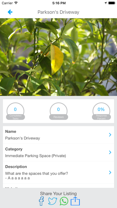 LetParking-Rent Spaces, lots, garages & driveways screenshot 2
