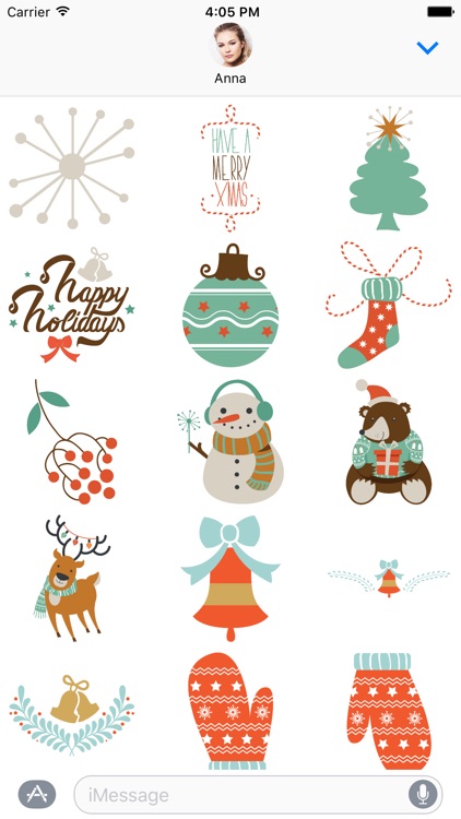 Merry Christmas Sticker Pack 4 - Ornaments edition