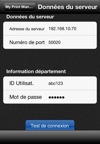 PageScope My Print Manager Port for iPhone/iPad screenshot 2