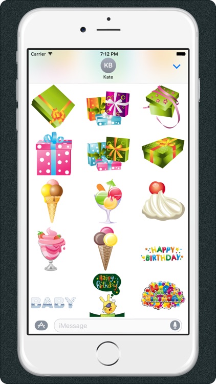 Birthday Emoji Stickers For iMessage App