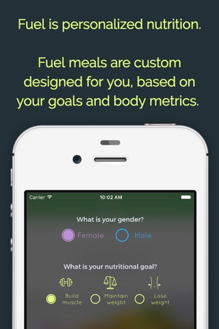 Fuel Meal Delivery: Customized Organic Meals screenshot 2