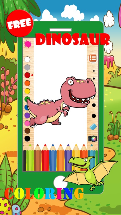 Dinosaur Coloring Book Game For Kids 3