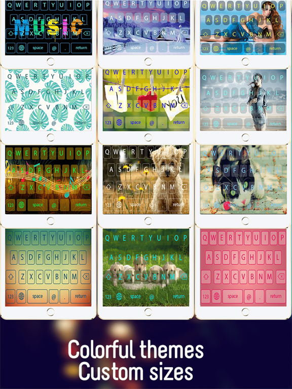 Screenshot #4 pour Color OkKeys - Customize your keyboard, new keyboard design & backgrounds