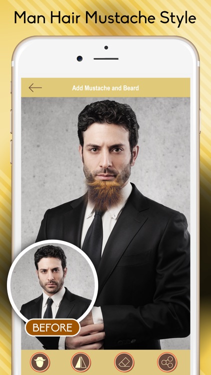 Man Hair Mustache and Beard Style screenshot-4