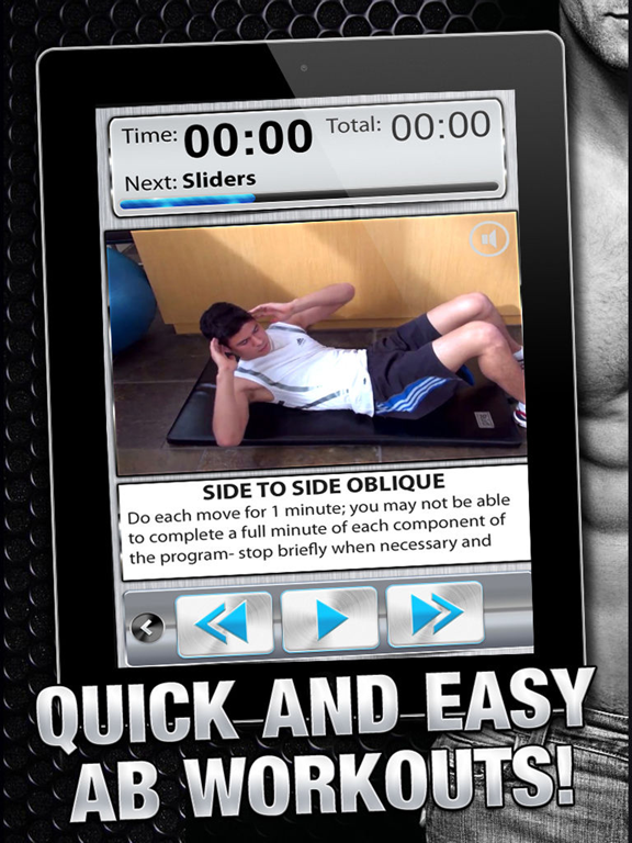 Ab Workout X FREE - SixPack Core Exercises & Abdomen Trainer screenshot