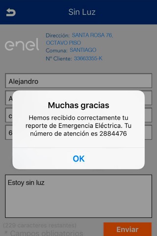 Enel Clientes Chile screenshot 2