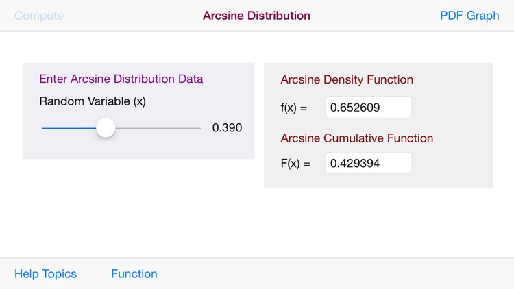 Arcsine Distribution screenshot-3
