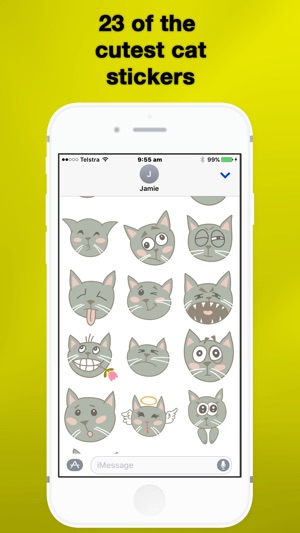 23 Cute Cats Sticker Pack(圖2)-速報App